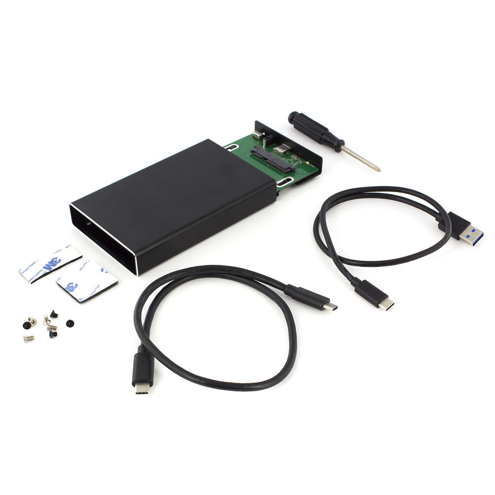 ACT 2.5" SATA USB 3.2 Gen2 HDD SSD Enclosure, aluminium, USB-C