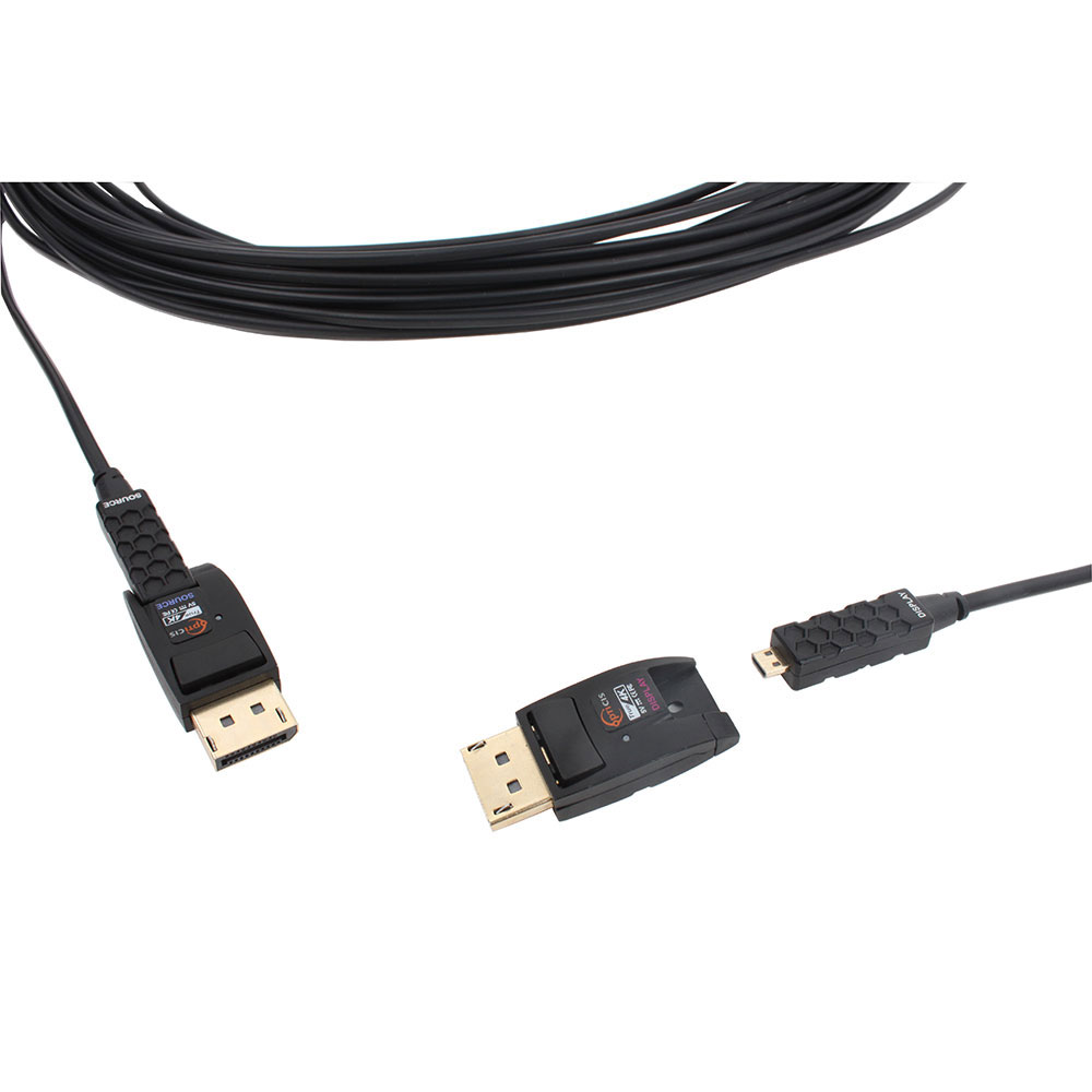 Opticis DPFC-200D-20/TR-P DisplayPort 1.2 cable 20 meters detachable