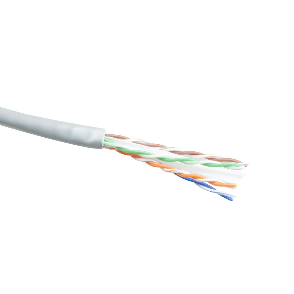 ACT CAT6 U/UTP solid twisted pair cable, PVC, AWG 24, CPR: B2ca, 305 m