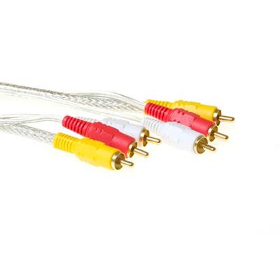 ACT 5 metre 3 x RCA male to 3 x RCA male cable