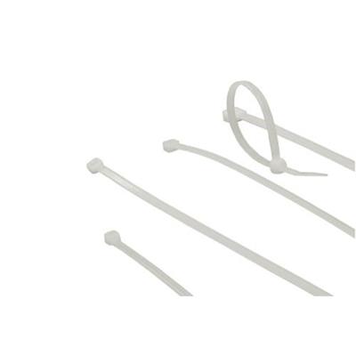 ACT Cable ties transparant, length  203 mm,width 3.6 mm