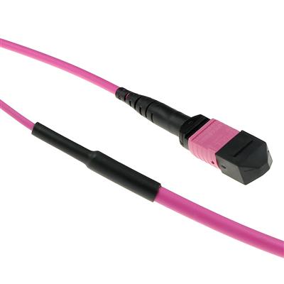 ACT 50 meter Multimode 50/125 OM4(OM3) polarity B fiber trunk cable with MTP/MPO female connectors