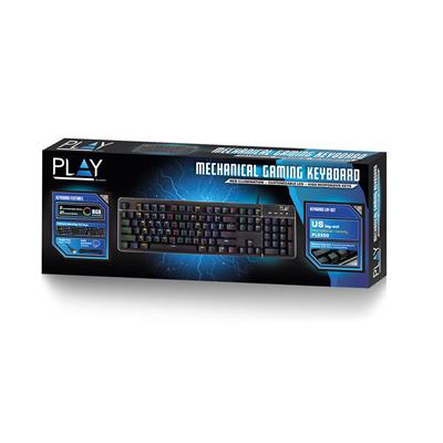 Ewent RGB Illuminated Gaming Keyboard, USB, QWERTY Layout