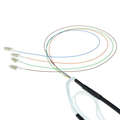 ACT 10 meter Singlemode 9/125 OS2 indoor/outdoor cable 4 way with LC connectors