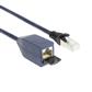 ACT Blue 1 meter LSZH SFTP CAT6A MPTL extension cable snagless with RJ45 connectors