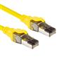 ACT Yellow 3 meter SFTP CAT8 patch cable snagless with RJ45 connectors