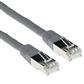 ACT Grey 0.25 meter LSZH SFTP CAT6 patch cable with RJ45 connectors