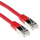 ACT Red 15 meter F/UTP CAT5E patch cable with RJ45 connectors