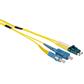 ACT 30 meter Singlemode 9/125 OS2 duplex ruggedized fiber cable with LC en SC connectors